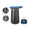 Boreeman Upgraded Collapsible Stool, Square Portable Stool, Lightweight Yet More Sturdy with Load Capacity 400lbs, Perfect for Camping Fishing Hiking BBQ (Square Blue) view 4