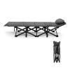 Camping Cot for Adults with Pillow, Supports 190kg/418lbs, Portable Folding Bed for Sleeping, Lightweight Camping Cots for Outdoor Travel Camp Beach Vacation(190*71*36cm/74.8*28*14.2in) view 1