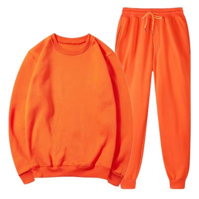 Cambkatl Men's Tracksuits Pullover Crewneck Sweatshirt with Jogger Pants Athletic Sports 2 Piece Sweatsuits with Pockets