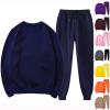 Cambkatl Men's Tracksuits Pullover Crewneck Sweatshirt with Jogger Pants Athletic Sports 2 Piece Sweatsuits with Pockets view 2