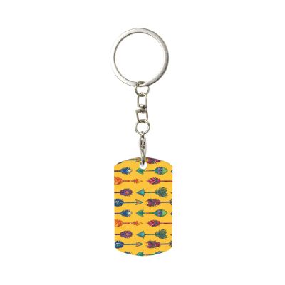 Wxenaiedk American Indian Style Keychain For Rectangle Carabiner With Keyring Clips Organizer For Car Keys