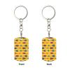 Wxenaiedk American Indian Style Keychain For Rectangle Carabiner With Keyring Clips Organizer For Car Keys view 3