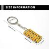 Wxenaiedk American Indian Style Keychain For Rectangle Carabiner With Keyring Clips Organizer For Car Keys view 4