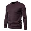 Cambkatl Men's Knit Pullover Sweaters Slim Fit Crewneck Solid Baselayer Shirt Long Sleeve Fall Winter Jumper Tops view 4