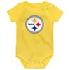 Outerstuff Newborn & Infant Pittsburgh Steelers Team Starter 3-Pack Bodysuit Set view 3