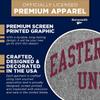 Barnesmith Eastern Kentucky University EKU Colonels Short Sleeve Adult Unisex T-Shirt, Classic, Charcoal Grey, X-Large view 4