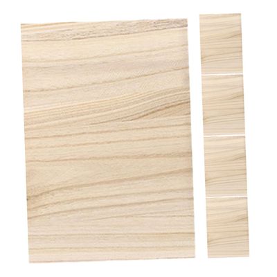 Parliky 5pcs Wooden Karate Breaking Board for Practice Taekwondo Performance Sturdy and Odorless for Beginners and