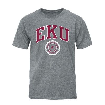 Barnesmith Eastern Kentucky University EKU Colonels Short-Sleeve T-Shirt, Heritage, Charcoal Grey, Small