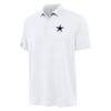 Antigua Men's White Dallas Cowboys Reprocess Polo view 2