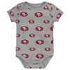 Outerstuff Newborn & Infant San Francisco 49ers Team Starter 3-Pack Bodysuit Set view 4