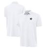 Antigua Men's White Dallas Cowboys Reprocess Polo view 1