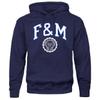 Barnesmith Franklin & Marshall College F&M Diplomats Hooded Sweatshirt, Heritage, Navy, Small view 1