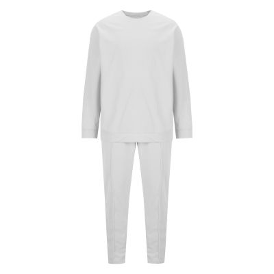 Cambkatl Men's Waffle Tracksuits Pullover Crewneck Sweatshirt Athletic Sports Jogging Suits Casual Solid 2 Piece Outfits