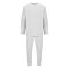 Cambkatl Men's Waffle Tracksuits Pullover Crewneck Sweatshirt Athletic Sports Jogging Suits Casual Solid 2 Piece Outfits view 1