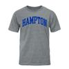 Barnesmith Hampton University HU Pirates Short Sleeve Adult Unisex T-Shirt, Classic, Charcoal Grey, X-Large view 1
