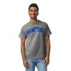 Barnesmith Hampton University HU Pirates Short Sleeve Adult Unisex T-Shirt, Classic, Charcoal Grey, X-Large view 2