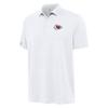 Antigua Men's White Kansas City Chiefs Reprocess Polo view 2