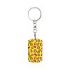 Wxenaiedk Strawberry Ice Cream Day Keychain For Rectangle Carabiner With Keyring Clips Organizer For Car Keys view 1