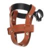 COOLHIYA Pu Water Bottle Holder for Cup Holder Vintage Design for Cycling Hiking and Camping Securely Holds Water Bottles Without Shaking Brown view 1