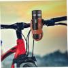 COOLHIYA Pu Water Bottle Holder for Cup Holder Vintage Design for Cycling Hiking and Camping Securely Holds Water Bottles Without Shaking Brown view 2