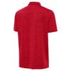Antigua Men's Heather Red Houston Texans Layout Polo view 3