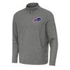 Antigua Men's Heather Black Buffalo Bills Subtle Quarter-Zip Top view 1