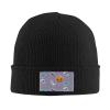 MULIHU Halloween Seamless Pattern Beanie Hat for Men Women Winter Warm Knit Hats Ski Hat Skull Cap Black view 2