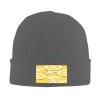 MULIHU Lemon Fruit Seamless Pattern Beanie Hat for Men Women Winter Warm Knit Hats Ski Hat Skull Cap view 2
