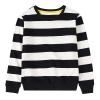 Boys Girls Striped T-Shirt, Long Sleeve Long Sleeve Classic Fit Crewneck Tee T-Shirt Cotton Soft Warm (B, 7-8 Years) view 1