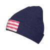 MULIHU Cute Bear Seamless Pattern Beanie Hat for Men Women Winter Warm Knit Hats Ski Hat Skull Cap Navy Blue view 1