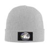 Cute Raccoon in Space Beanie Hat for Men Women Winter Warm Knit Hats Ski Hat Skull Cap Gray view 2