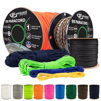 Paracord Planet Type 95 Paracord  Durable Nylon Crafting Cord  Great for Bracelets, Lanyards, and More!
