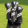 3 Wood Head Cover,PU Leather Fairway Wood Headcovers for Golf Clubs Women Men view 2