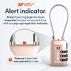 TSA Accepted Luggage Travel Lock, Set-Your-Own Combination Lock for School Gym Locker, Luggage Suitcase Baggage Locks, Filing Cabinets, Toolbox, Case (Titanium, 2 Pack) view 4