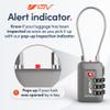 TSA Accepted Luggage Travel Lock, Set-Your-Own Combination Lock for School Gym Locker, Luggage Suitcase Baggage Locks, Filing Cabinets, Toolbox, Case (Slate Gray, 2 Pack) view 3