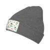 MULIHU Colorful Dog Tracks Seamless Pattern Beanie Hat for Men Women Winter Warm Knit Hats Ski Hat Skull Cap