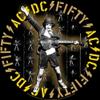 ACDC Fifty Years Angus Young Clock Mens Black Short Sleeve T Shirt Classic Rock Vintage Style Graphic Tee view 3