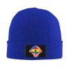 Hand Tear Flag of Ghana Beanie Hat for Men Women Winter Warm Knit Hats Ski Hat Skull Cap Blue view 2