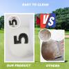 Golf Club Covers,4pcs Golf Head Covers for Woods and Driver Fairway Hybrids for Golf Clubs Women Men view 4