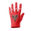 HIGHLIGHT FACTORY ATL G.O.A.T. You Got Mossed - Ultra Grip Football Gloves - Superior Grip, Breathable Design, for All Weather Conditions (Red, Youth Large) view 2