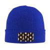 MULIHU Fat Girl Seamless Pattern Beanie Hat for Men Women Winter Warm Knit Hats Ski Hat Skull Cap Blue view 2