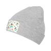 MULIHU Colorful Dog Tracks Seamless Pattern Beanie Hat for Men Women Winter Warm Knit Hats Ski Hat Skull Cap
