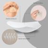 Brayx Bra Pads Inserts for Sports Bra, Swimsuit and Dress: Lightweight, Removable, Water Resistant, Machine Washable, White, G, 4 Pads view 3