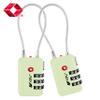 TSA Accepted Luggage Travel Lock, Set-Your-Own Combination Lock for School Gym Locker, Luggage Suitcase Baggage Locks, Filing Cabinets, Toolbox, Case (Mint Green, 2 Pack) view 2