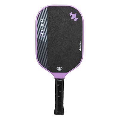 Diadem Hush | Quiet Pickleball Paddle, Double Thermoformed, Carbon Fiber Core, Power, Precision, Anti-Dampening Kraibon Technology (Purple)