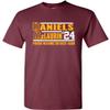 ConeMabel Jayden Daniels Terry McLaurin Washington 2024 Shirt T-Shirt Toddler 4T Maroon view 1