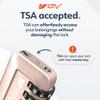 TSA Accepted Luggage Travel Lock, Set-Your-Own Combination Lock for School Gym Locker, Luggage Suitcase Baggage Locks, Filing Cabinets, Toolbox, Case (Titanium, 4 Pack) view 4
