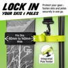 Gradient Fitness Shoulder Ski & Pole Carrier Strap, Snowboard & Downhill Skis Strap view 3