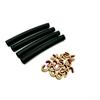 Speed Noks w/Shrink Tube- Red Brass Nok Sets - Bowstring Speed Nocks - D-Loop & Peep Kit (20 Pack w/Tube) view 1