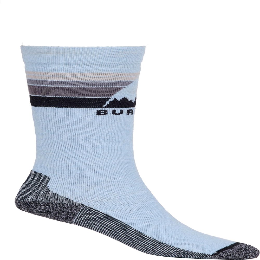 Burton Kids' Emblem Midweight Socks, Dusty Blue, XSS